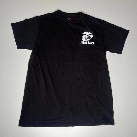 Rothco US Marines T-Shirt Size M Black – “Pain Is Weakness Leaving the Body” - Picture 2 of 7